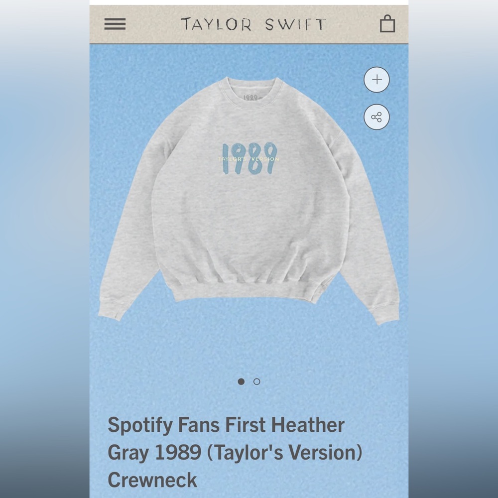 🩵TS 1989 TV Spotify Exclusive Crewneck🩵 - Picture 8 of 8
